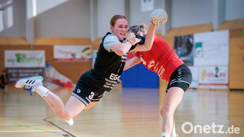 Marie Streit in Aktion: Die Oberviechtacher Handballerinnen wollen beim Gastspiel in Nürnberg mutig auftreten. Bild: Guenter Uschold