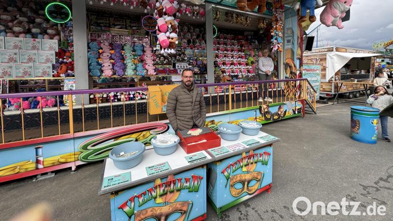 Bei der &quot;Tombola Venetian&quot; zeigen sich die Schausteller enttäuscht vom Verlauf des Volksfestes. Vor allem der erste Tag sei &quot;katastrophal&quot; gewesen. Bild: mgo