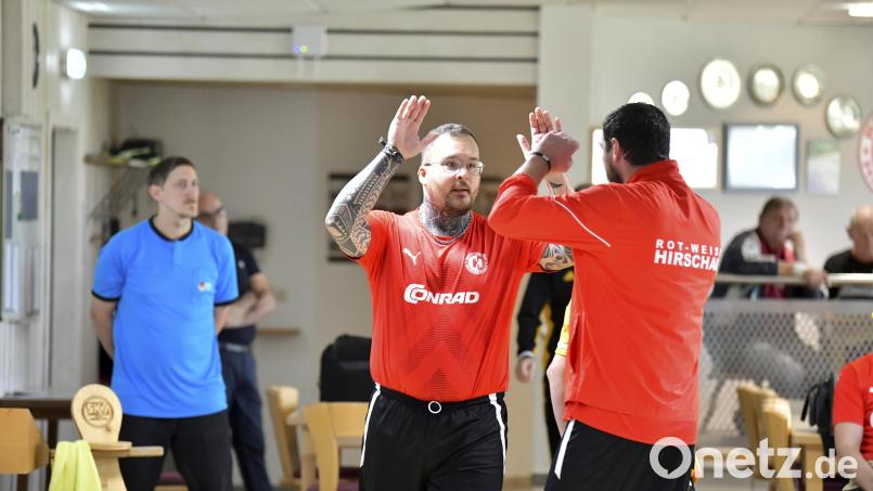 Marcus Gevatter (links) und Robert Rösch (rechts) wollen gegen den SV Wernburg einen Heimsieg feiern. Bild: Hubert Ziegler