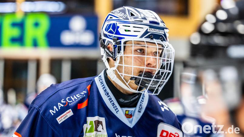 Finn Serikow erhält eine Förderlizenz für die Passau Black Hawks in der Oberliga Süd. Bild: Tobias Neubert/exb