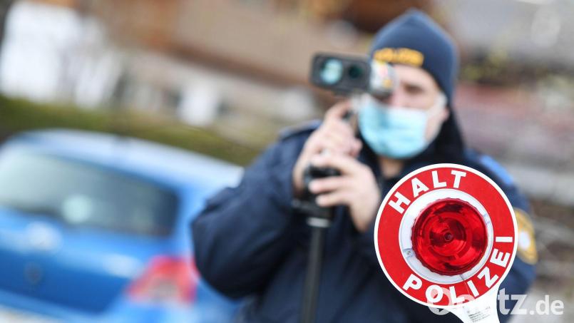 Bei einer Geschwindigkeitskontrolle in Schmidmühlen erwischt die Polizei drei Raser. Symbolbild: Angelika Warmuth/dpa