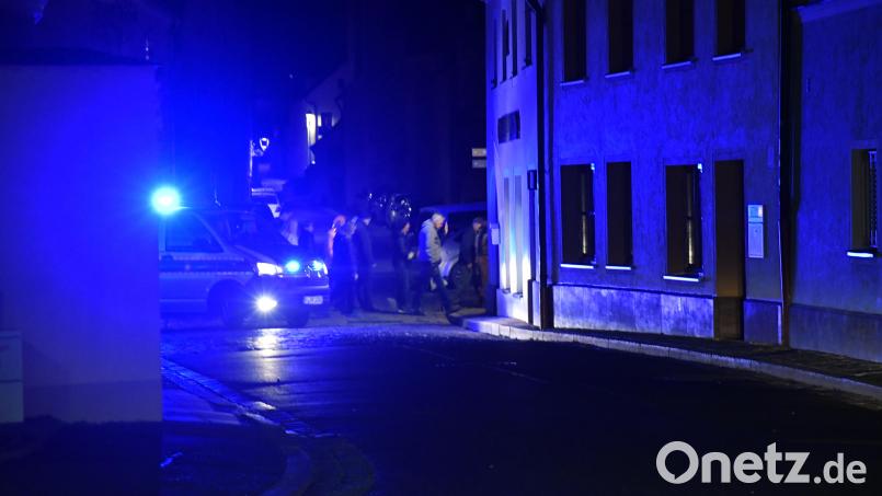 Polizeieinsatz in der Amberger Innenstadt. Symbolbild: Petra Hartl