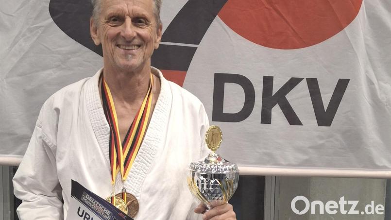 Dieter Baller ist Deutscher Meister in Kumite, einer Form des Karate. Bild: Sabrina Baller