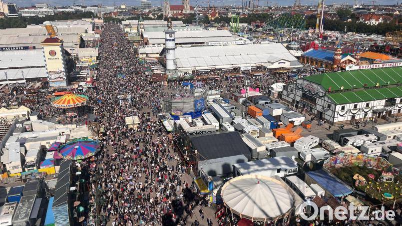 Das 189. Oktoberfest findet vom 21. September bis 6. Oktober 2024 auf der Münchner Theresienwiese statt. Bild: Christoph Trost/dpa