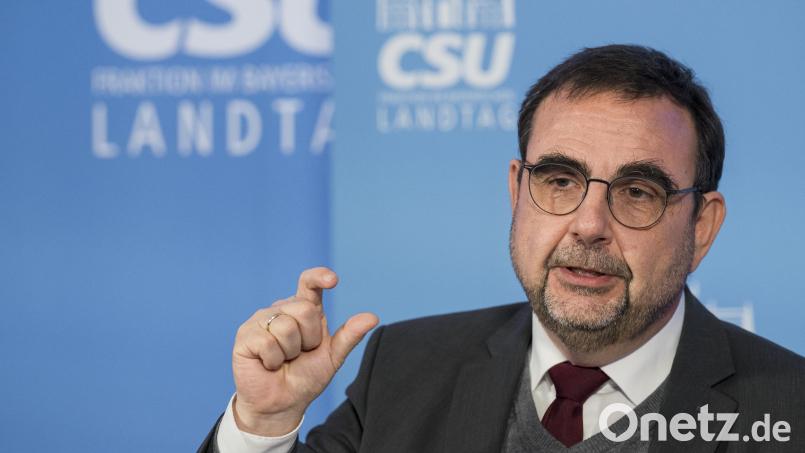 Klaus Holetschek, CSU-Fraktionsvorsitzender im Bayerischen Landtag, besucht am 31. Oktober die Mittelstandsunion im Landkreis Tirschenreuth. Archivbild: Daniel Vogl/dpa