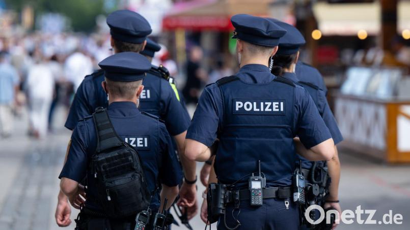 Die Polizei nahm den Verdächtigen noch auf der Wiesn fest. (Symbolbild) Bild: Sven Hoppe/dpa