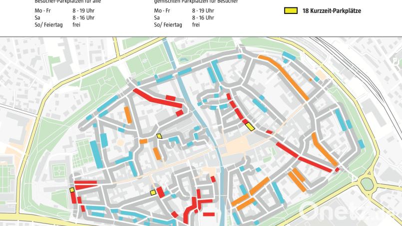 So könnte das neue Parkraumkonzept in der Altstadt aussehen. Grafik: Oberpfalz-Medien