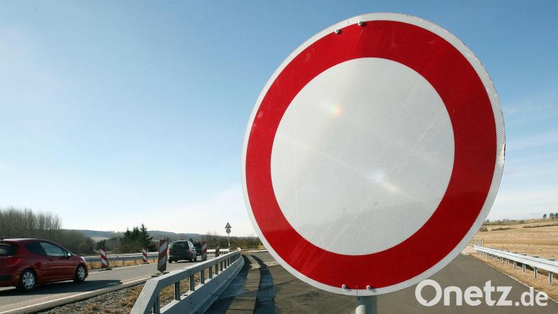 Ein Schild &quot;Durchfahrt verboten&quot; verschwand in Grafenwöhr in der Alten Amberger Straße. Symbolbild: Uwe Zucchi