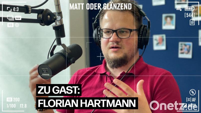 Wildlife-Fotograf Florian Hartmann war Gast im Podcaststudio der Oberpfalz-Medien. Bild: Alexander Unger