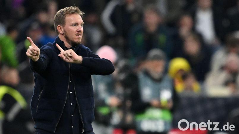 Nach vorne: Bundestrainer Julian Nagelsmann gibt seit einem Jahr bei der Nationalelf die Richtung vor. Bild: Sven Hoppe/dpa