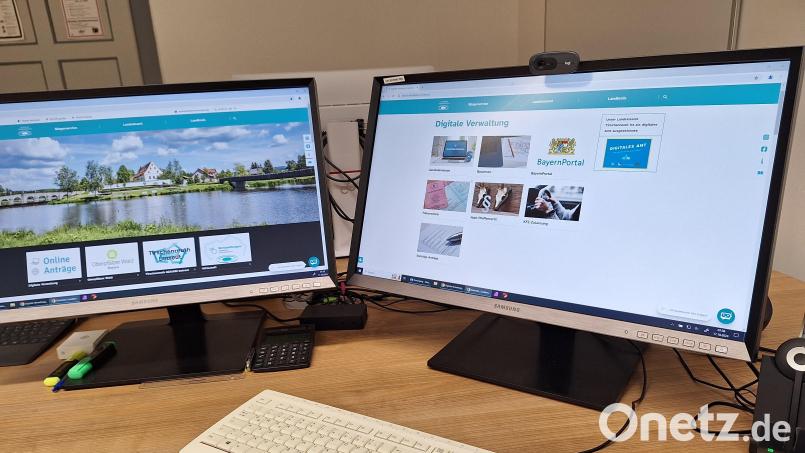 Das Landratsamt Tirschenreuth ist auf dem Weg zur digitalen Verwaltung. Viele Behördengänge sind online möglich. Bild: Landratsamt Tirschenreuth/exb