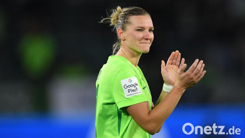 Alexandra Popp bestritt gegen Olympique Lyon ihren 100. Einsatz im Europapokal. Bild: Swen Pförtner/dpa