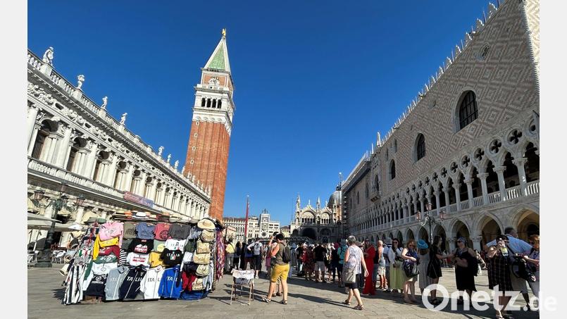 In Venedig sollen Tagesbesucher künftig bis zu zehn Euro bezahlen. (Archivbild) Bild: Christoph Sator/dpa