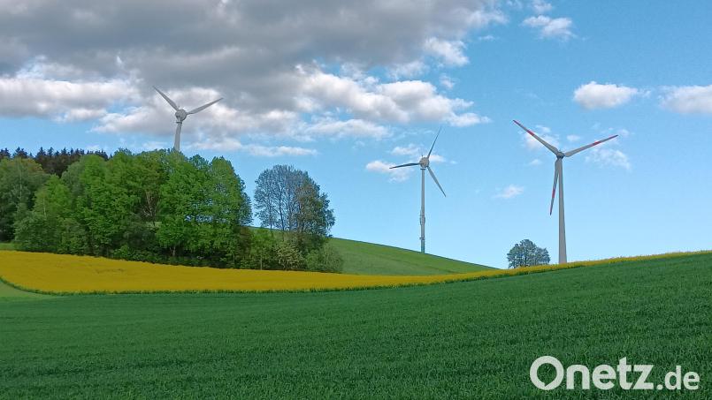 Deutlich mehr Windkraftanlagen als bisher werden am Horizont im Landkreis Tirschenreuth auftauchen. Der Regionale Planungsverband sieht in einem Entwurf die Bündelung in Vorranggebieten vor. Auch am Grenzkamm bei Ellenfeld (Bild) soll eine Erweiterung möglich sein. Archivbild: as