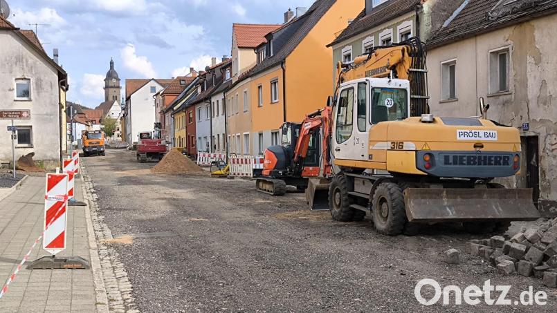 Die Straße in der Untere Vorstadt soll im Winter, wenn die Bauarbeiten ruhen, teilweise geöffnet werden. Bild: jma