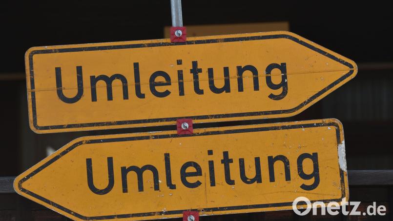 Ab Montag, 28. Oktober, sind in Edelsfeld drei Straßen gesperrt. Symbolbild: Angelika Warmuth/dpa