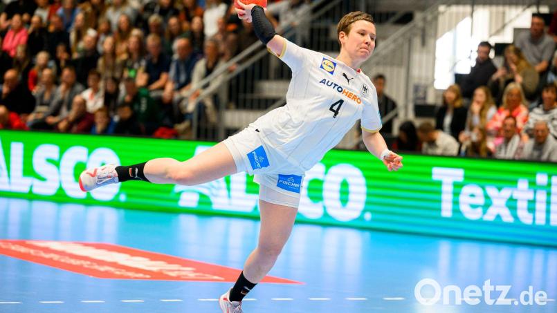 Aline Grijseels und das deutsche Nationalteam siegen gegen die Niederlande. Bild: Marco Wolf/dpa