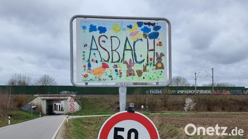 Das Ortsschild von Asbach wurde geklaut. Symbolbild: Marcel Fath