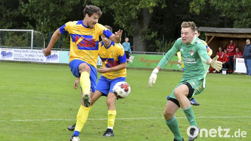 Stefan Meisel (links) ist nicht mehr Spielertrainer beim TuS Schnaittenbach. Archivbild: Hubert Ziegler