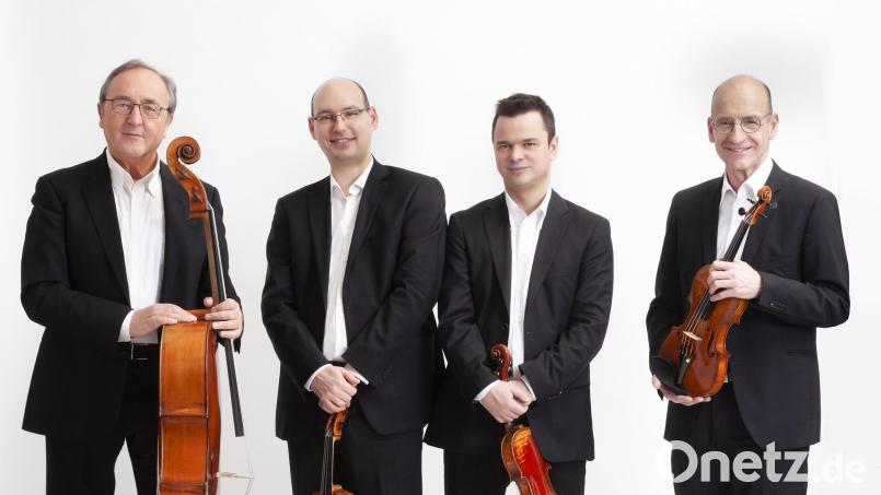 Seit über 40 Jahren begeistert das Bamberger Streichquartett mit einzigartigen Programmen auf höchstem Niveau. In Ihrem Gepäck: Das Streichquartett Nr. 2 des Waldecker Komponisten Hanns von Koessler. Bild: Karl Heinz Busch