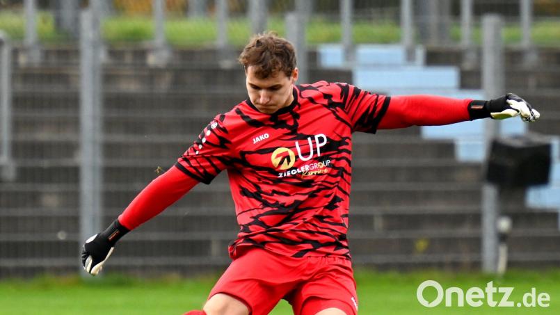Jannik Schmutzer stand in den letzten beiden Spielen im Tor der SpVgg SV Weiden. Bild: Werner Franken