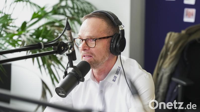 Der Sportliche Leiter Jürgen Rumrich war zu Gast in der neuen Folge des Blue-Devils-Podcasts &quot;Powerplay&quot;: Bild: Marco Meier