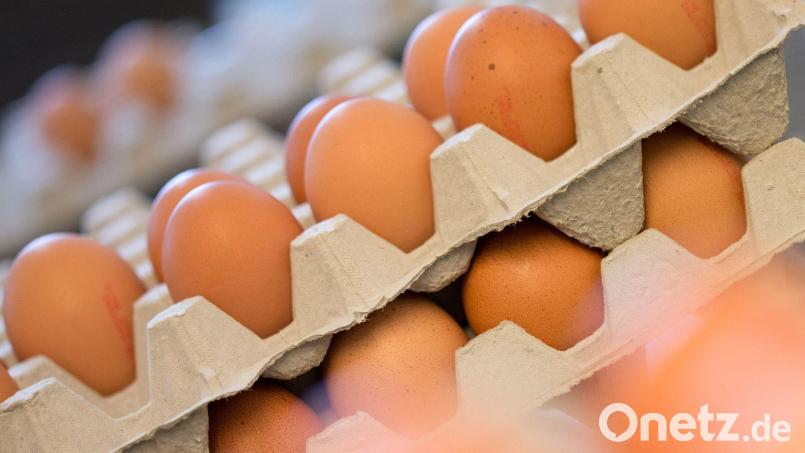 In Amberg haben Unbekannte eine Hausfassade mit Eiern beworfen. Bild: Friso Gentsch/dpa