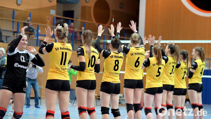 Die Volleyballerinnen des SV Hahnbach freuen sich auf die DJK Augsburg-Hochzoll. Bild: Hubert Ziegler