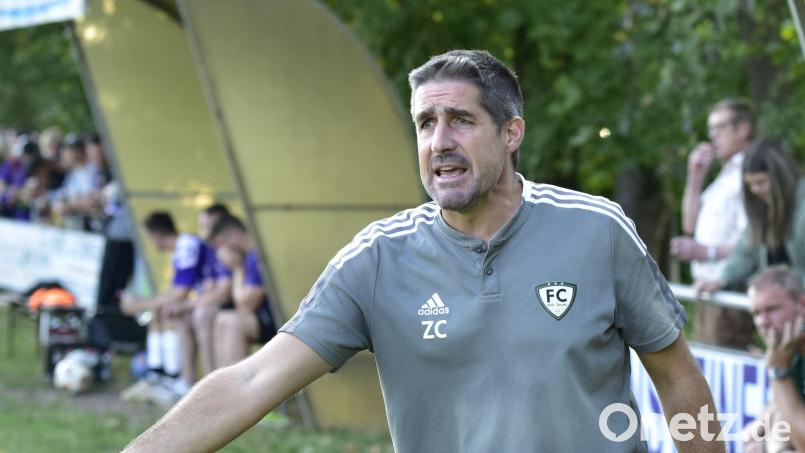 Christian Zechmann, Trainer des FC OVI/Teunz. Bild: ham