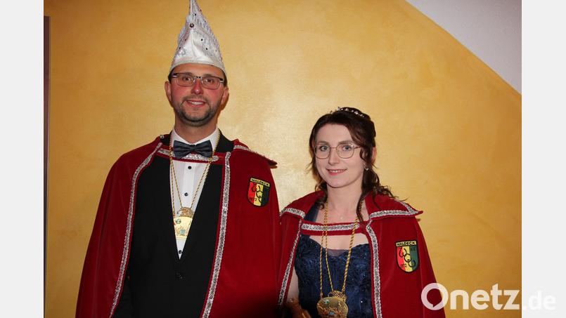Sonja II. und Tobias II. repräsentieren als neues Prinzenpaar den Waldecker Carnevalverein. Bild: kro
