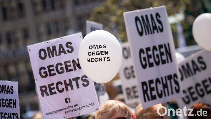 Omas gegen Rechts ist eine bundesweite Initiative. Am 11. Januar könnte auch in Amberg eine Ortsgruppe gegründet werden, wenn sich genügend Interessenten finden. Archivbild: Christian Charisius