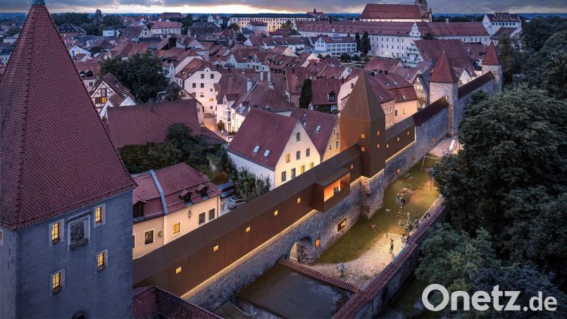 Auch das geplante Konzept für die Amberger Stadtmauer muss noch einmal auf den Prüfstand und in den Dialog mit den Bürgern. Auch dafür ist Geld im Amberger Haushalt eingeplant. Bild: Brückner &amp; Brückner Architekten, Tirschenreuth/Würzburg; Visualisierung: 3dway architectural graphics