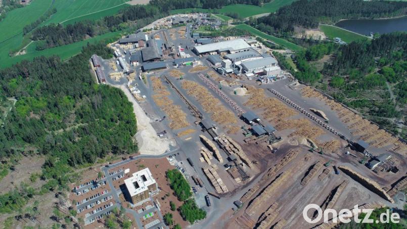 Europas größtes Sägewerk auf der Betzenmühle bei Plößberg. Der Betreiber, die Ziegler Holding ist insolvent. Bild: ZIEGLER GROUP