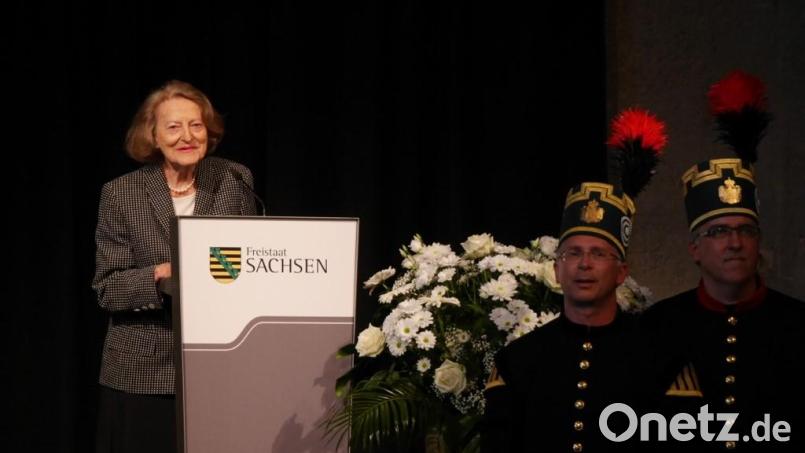 Auch Sachsen blieb Henny Brenner verbunden. In ihrer Heimatstadt Dresden gibt es heute einen Henny-Brenner-Saal in dem Gebäude, in dem sie und andere jüdische Menschen Sklavenarbeit leisten mussten. Bild: Brenner/exb
