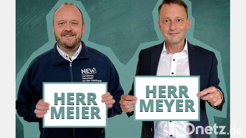 Landrat Andreas Meier und Weidens Oberbürgermeister Jens Meyer Bildmontage: Gabi Schönberger/Marco Meier