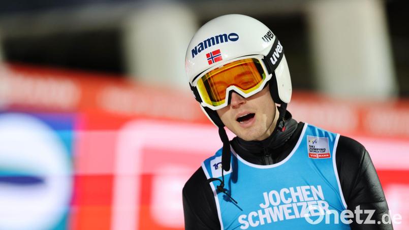 Der Norweger Kristoffer Eriksen Sundal entging in der Qualifikation von Lillehammer knapp einer möglichen Katastrophe. Bild: Geir Olsen/NTB/dpa