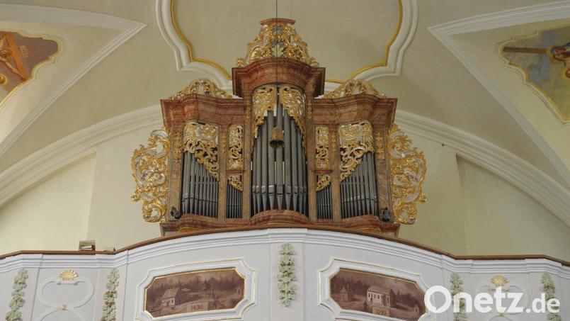 Die Orgel in der Wallfahrtskirche auf dem Frohnberg bedarf dringend einer aufwändigen Restaurierung. Bild: mma