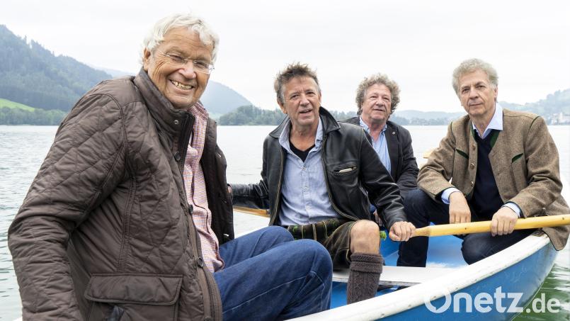 Kommen nach Oberviechtach: Gerhard Polt und die Well-Brüder. Bild: HP Hösl/exb