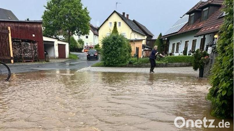 Bei starken Regenereignissen tritt dort der Mordbach über die Ufer und verursacht Überschwemmungsschäden an der Wohnbebauung und im Flurbereich. Archivbild: ld
