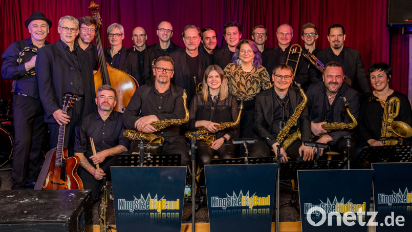 Die King-Size-Big-Band läutet die Weihnachtszeit ein. Bild: King Size Big Band/exb