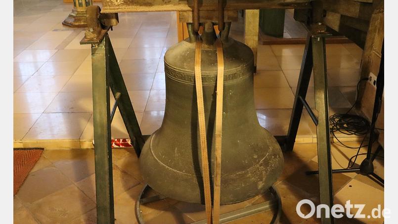Diese Glocke ist nach 50 Jahren in die evangelische Kirche St. Stephanus in Edelsfeld heimgekehrt. Bild: gru