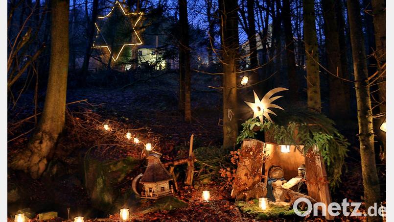 Der Grenzwald am Eulenberg wird zum &quot;Advent im Wald&quot; in eine besondere Atmosphäre gehüllt. Archivbild: Gerhard Götz