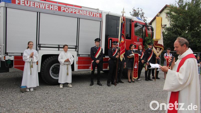Die Feuerwehr Poppenreuth erhielt dieses Jahr ein neues Feuerwehrfahrzeug. Gut 400.000 Euro kostete diese Anschaffung. Archivbild: kro