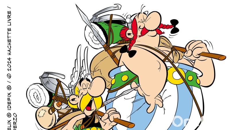 Auf zu neuen Abenteuern: Die Comic-Reihe Asterix und Obelix bekommt einen neuen Band. Bild: Les Édition Albert René/Egmont Ehapa Media GmbH/dpa