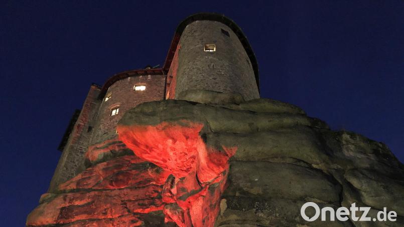 Drei Abende lang erstrahlt die Burg in festlichem Licht. Archivbild: wro