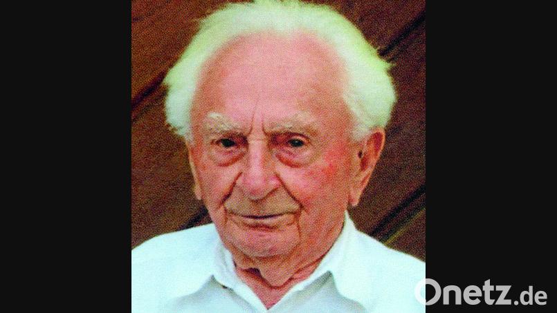 Johann Römisch, Altbürgermeister von Dießfurt, wurde 97 Jahre alt. Bild: Gabriele Wächter