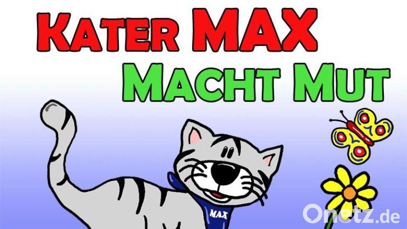 Das Buch "Kater Max macht Mut" wird den Kindertagesstätten im Landkreis Schwandorf vorgestellt Bild: Helga Forster, Landkreis Schwandorf/exb