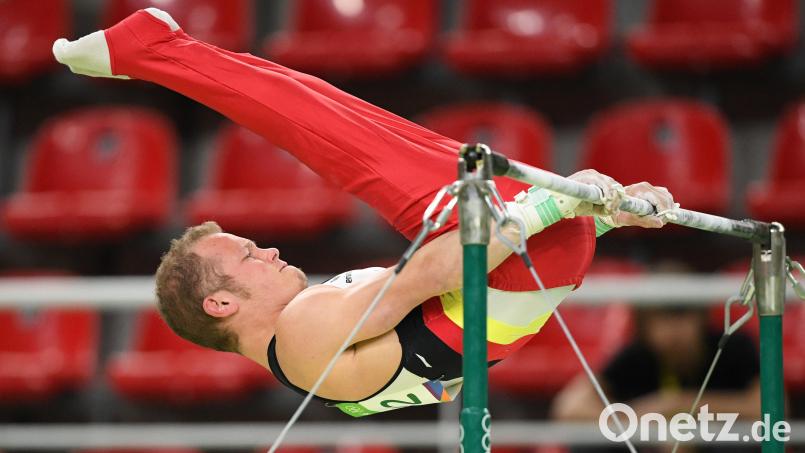 Fabian Hambüchen bei den Olympischen Spielen 2016 in Rio. Auch beim Tanzen geht&#039;s sportlich zu. Bild: Soeren Stache/dpa