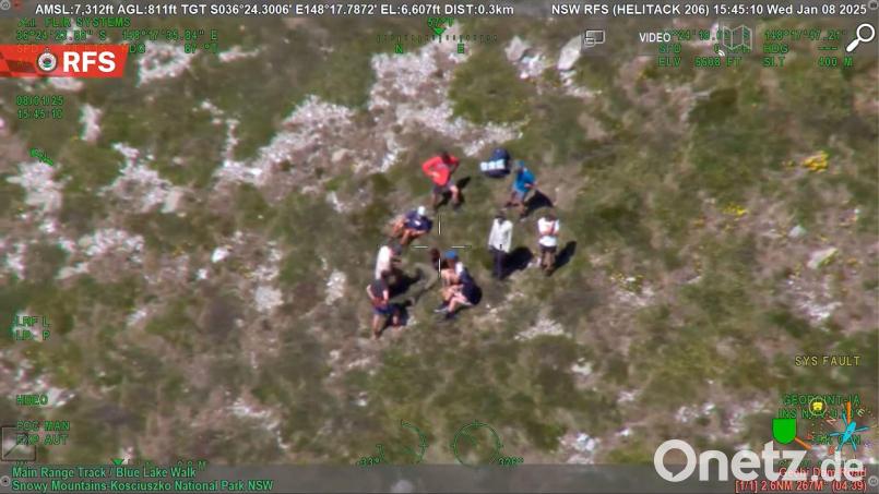 Der Student wurde nach fast zwei Wochen in der Wildnis gefunden. Bild: Nsw Rural Fire Service/NSW Rural Fire Service/dpa