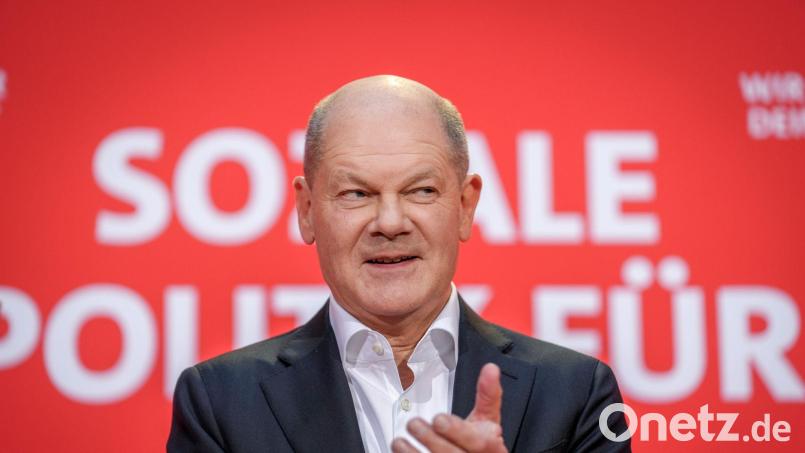 Olaf Scholz kommt nach Regensburg. Archivbild: Kay Nietfeld/dpa